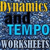 Dynamics and Tempo Worksheets - Elementary Music - Matchin