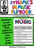 Dynamics in MUSIC Flip-Book: from pianissimo to fortissimo