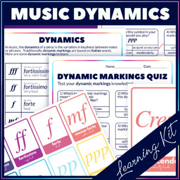 Preview of Dynamics in Music Theory Lesson Packet