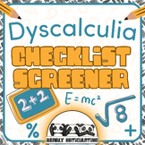 Dyscalculia Checklist Screener