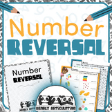 Dyscalculia & Dyslexia Number Reversal No Prep Worksheets