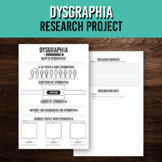 Dysgraphia Research Poster | Learning Differences and Disa