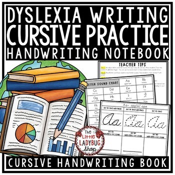 Preview of Dyslexia Cursive Handwriting Practice with Letter Formation- Dyslexia Activities