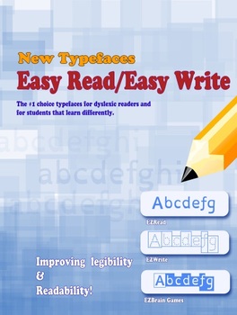 Preview of Dyslexia/Dysgraphia: Ez-Read/Ez-Write fonts