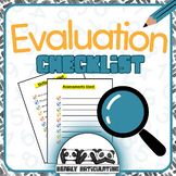 Digital Dyslexia Evaluation Checklist