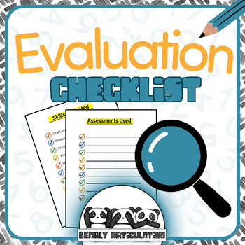 Preview of Dyslexia Evaluation Checklist