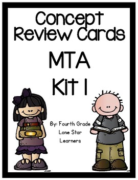 Preview of Dyslexia MTA Kit 1 Digital Concept Review Cards