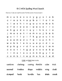 Dyslexia MTA Spelling Word Search-Kit 3