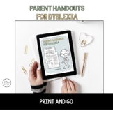 Dyslexia Parent Handouts - Handouts for Parents Dyslexia