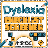 Dyslexia Checklist Screener