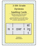 Dyslexia Spelling List Cards 3-5th Grade
