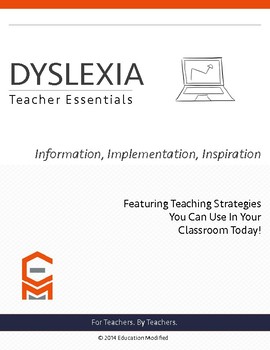 Preview of Dyslexia- Classroom Strategies