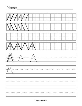 Dyslexia and Dysgraphia Collection Letter Formation  Manuscript