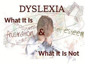 Preview of Dyslexia what it is and is NOT