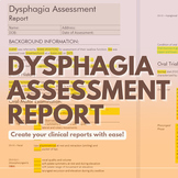 Dysphagia Assessment Report Template