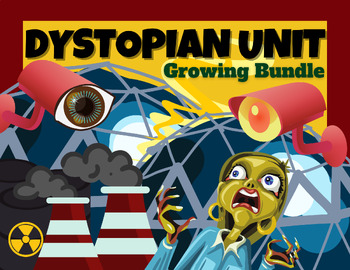 Preview of Dystopian Bundle | Mini-Lessons | Socratic Seminar | Games | Utopia Project