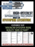 Dystopia: Challenging Informational Text, Annotate, 19 Questions
