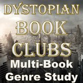 Dystopian Elements - Discussion/Task Cards for Multi-Book Clubs