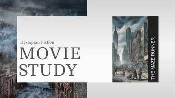 Preview of Dystopian Fiction: Movie Study (The Maze Runner)