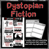Dystopian Fiction: Poster & Worksheets for any Text