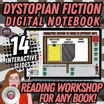 Preview of Dystopian Literature: A Digital Interactive Notebook (Google Slides)