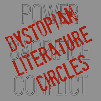 Preview of Dystopian Literature Circles for English Language Arts