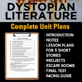 Dystopian Literature Unit | 6 Weeks | Dystopian Lit Unit Plan