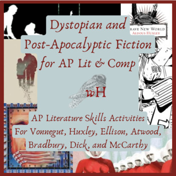 Preview of Dystopian and Post Apocalyptic Literature Pack—AP Lit & Comp Skills Activities