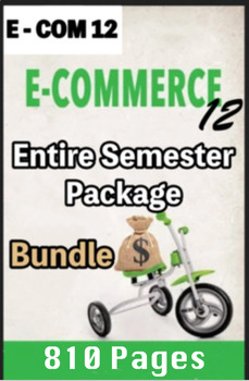 Preview of E-Commerce 12 - Entire Semester Bundle