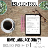 Home Language Survey for English Learners