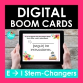 E-I Stem Changing Verbs Spanish Boom Cards | Digital Task Cards