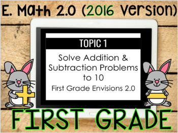 Preview of E. Math 2.0:First Grade-Topic 1-Add/Subtract to 10-ALL minilessons
