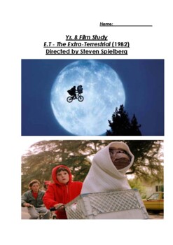 Preview of E.T Film Study Booklet