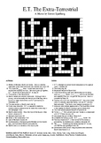 E.T. The Extra-Terrestrial - Crossword Puzzle