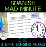 E TO IE STEM CHANGING VERBS | MINUTO LOCO | SPANISH GAME