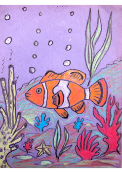 Orasnap Easy Coral Reef Fish Drawing