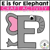 Letter E Craft Uppercase Letters of the Week Alphabet Acti