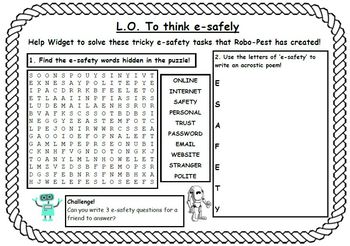 e safety activities workbook internet safety for grades 1 2 by gold