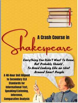 Preview of E2E Crash Course in Shakespeare: A 40-Hour ELA Unit: LONG TERM SUB PLANS!