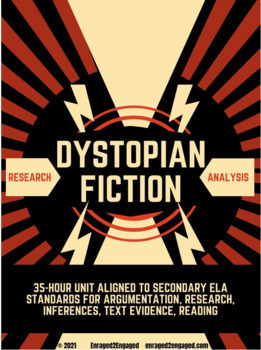 Preview of E2E Dystopian Fiction: A 35-Hour Secondary ELA Unit: LONG TERM SUB PLANS!