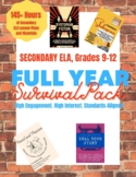 E2E: MASSIVE Full-Year ELA Survival Pack for 9-12! 145+ Ho