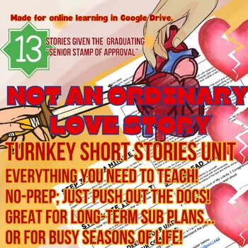 Preview of E2E Short Story Digital Learning Unit--TURNKEY SUB PLANS!