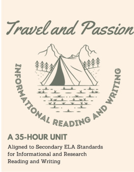 Preview of E2E Travel and Passion: 35-Hour Secondary ELA Unit--LONG TERM SUB PLANS!