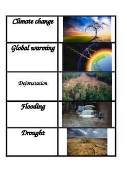 Preview of EAL: Climate change (vocabulary)
