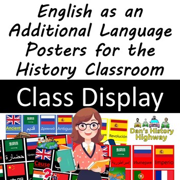 Preview of EAL History Posters (English as an Additional Language)