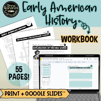 Preview of EARLY AMERICAN HISTORY Reading Passages & Activities (Print & Digital)