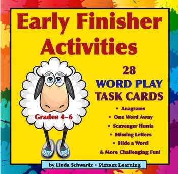 Preview of EARLY FINISHER ACTIVITIES • WORD PLAY • GRADES 4–6