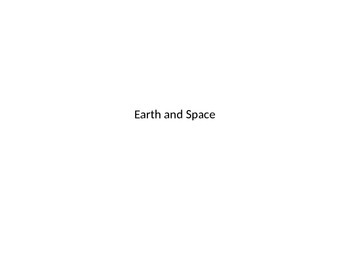 Preview of EARTH AND SPACE TOPIC POWERPOINT FREE - USE WITH PECS