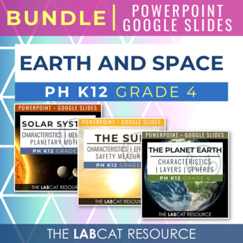 Preview of EARTH AND SPACE Unit Presentation | PowerPoint and Google Slides Bundle