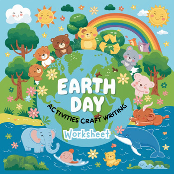 Preview of EARTH DAY ACTIVITIES craft writing EARTH DAY Bulletin Board Door Decor Worksheet